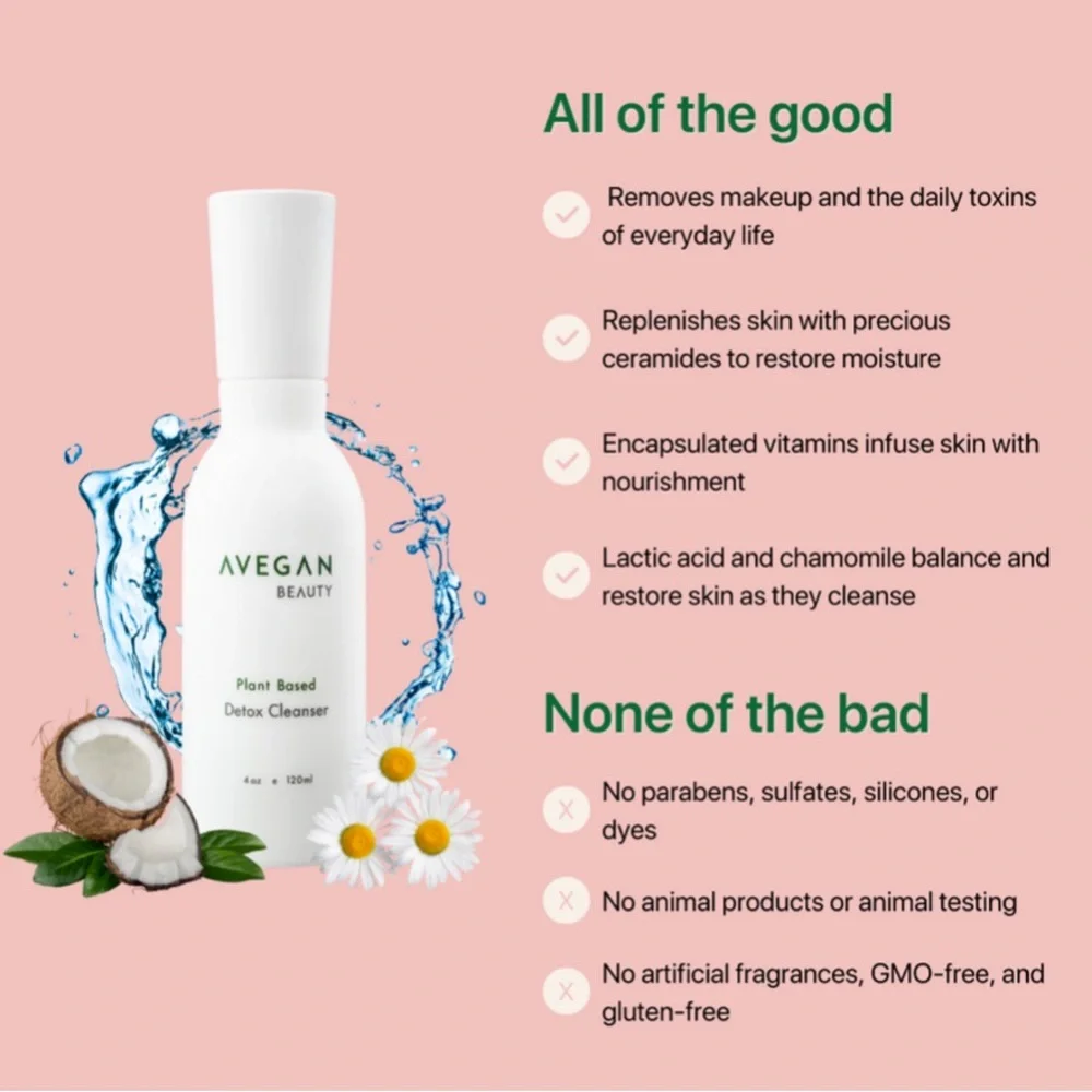Ecco Bella Avegan Beauty Plant Based‎ Liposomal Detox Cleanser